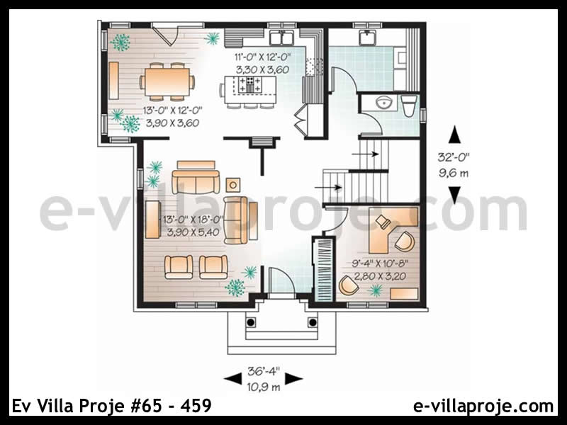 Ev Villa Proje #65 - 459 Galeri Görseli 2