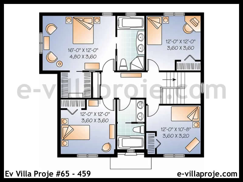 Ev Villa Proje #65 - 459 Galeri Görseli 3
