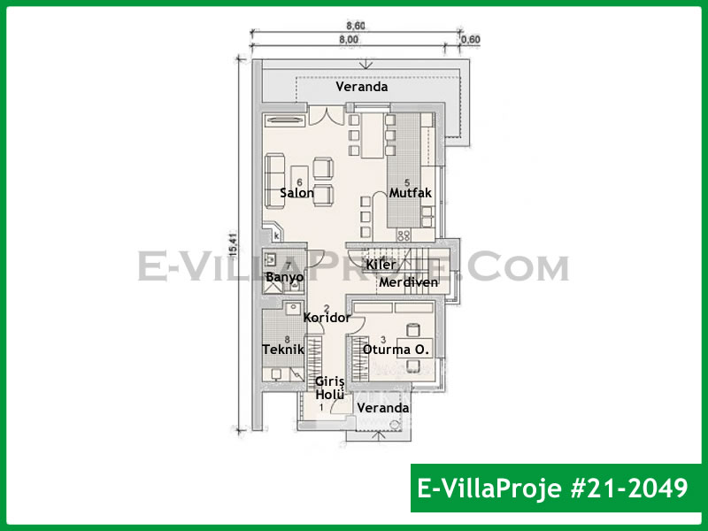 Ev Villa Proje #21 - 2049 Galeri Görseli 2