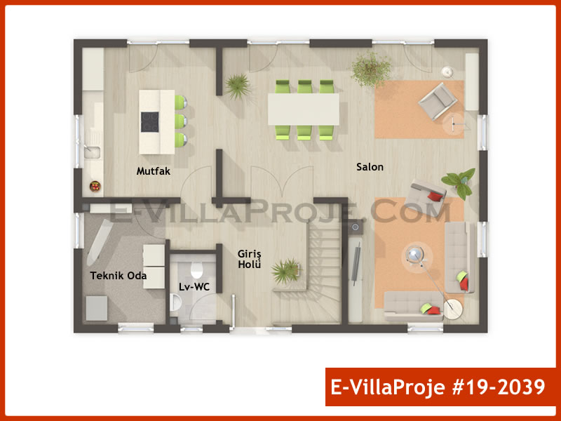 Ev Villa Proje #19 - 2039 Galeri Görseli 2