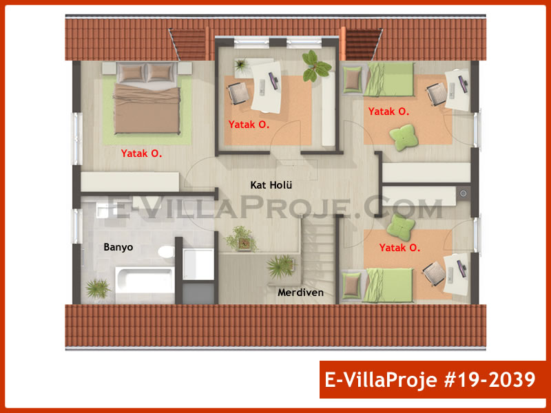 Ev Villa Proje #19 - 2039 Galeri Görseli 3