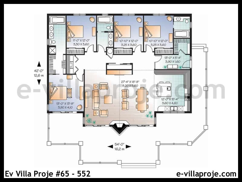 Ev Villa Proje #65 - 552 Galeri Görseli 2