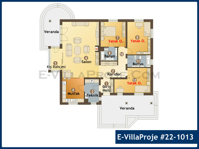 Ev Villa Proje #22 - 1013 Galeri Görseli 2