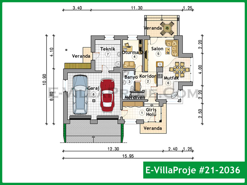 Ev Villa Proje #21 - 2036 Galeri Görseli 2