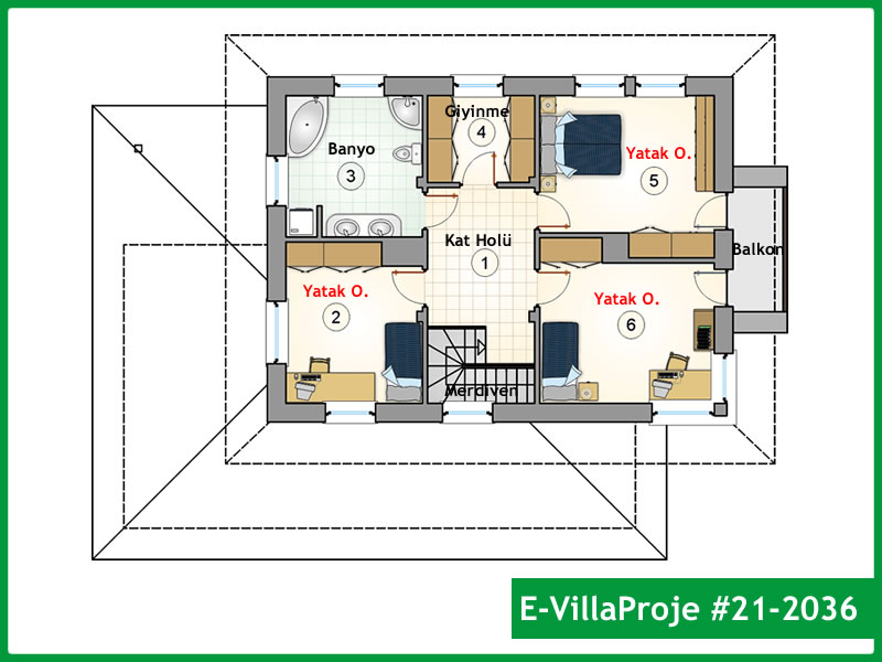 Ev Villa Proje #21 - 2036 Galeri Görseli 3