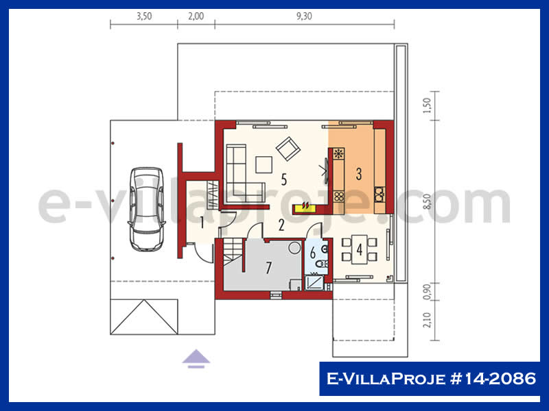 Ev Villa Proje #14 - 2086 Galeri Görseli 2