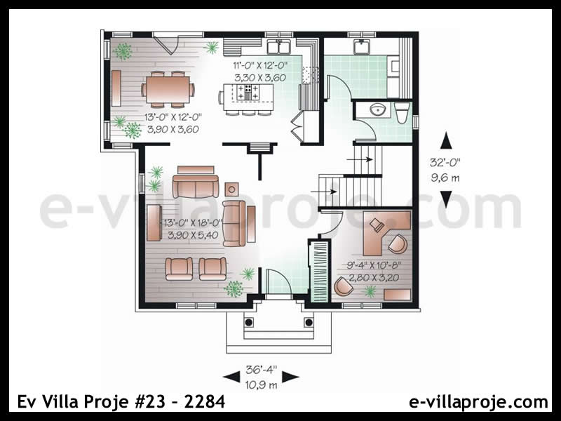 Ev Villa Proje #23 - 2284 Galeri Görseli 2