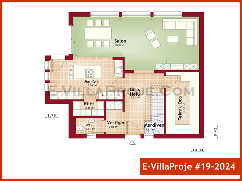 Ev Villa Proje #19 - 2024 Galeri Görseli 2