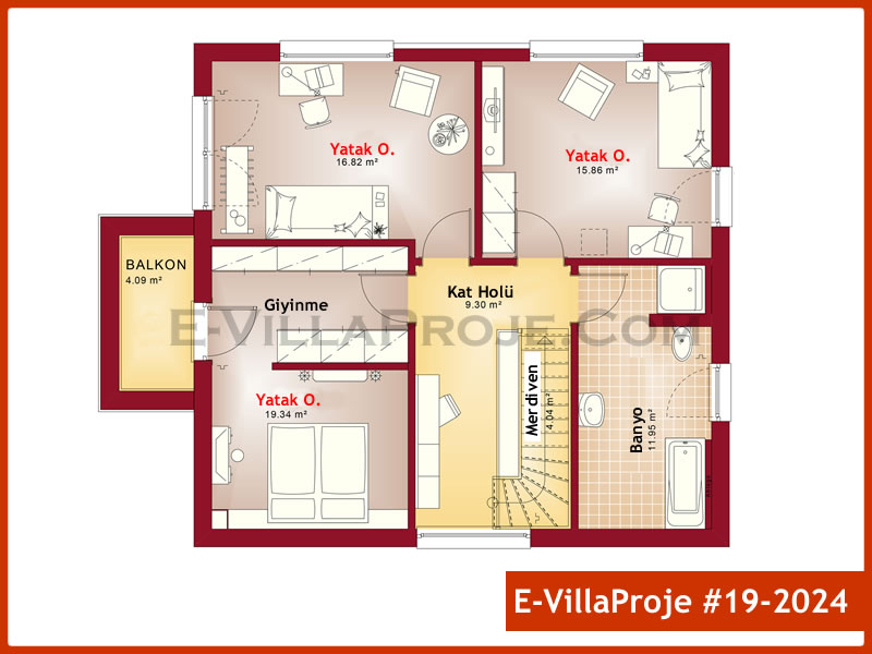 Ev Villa Proje #19 - 2024 Galeri Görseli 3