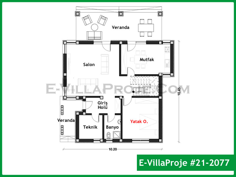 Ev Villa Proje #21 - 2077 Galeri Görseli 2