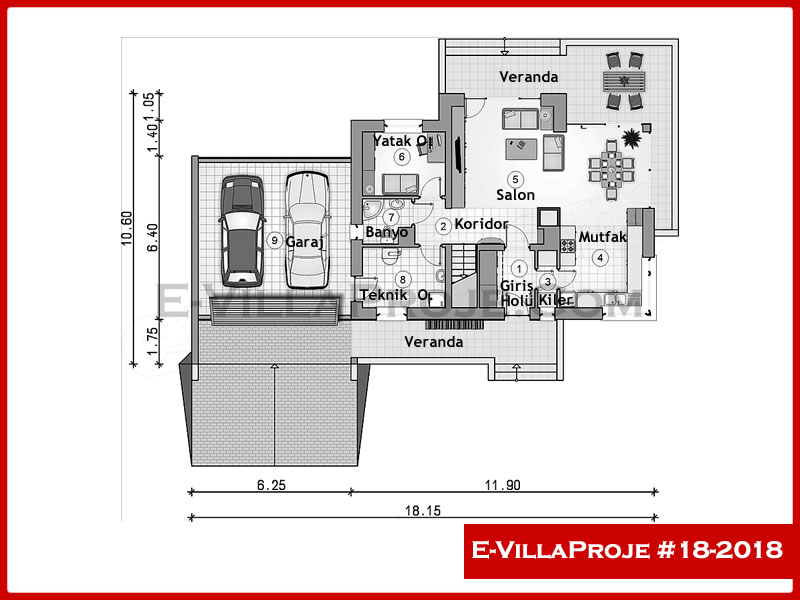 Ev Villa Proje #18 - 2018 Galeri Görseli 2