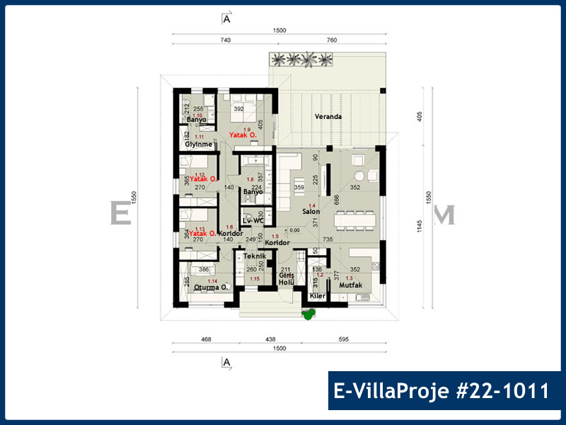 Ev Villa Proje #22 - 1011 Galeri Görseli 2