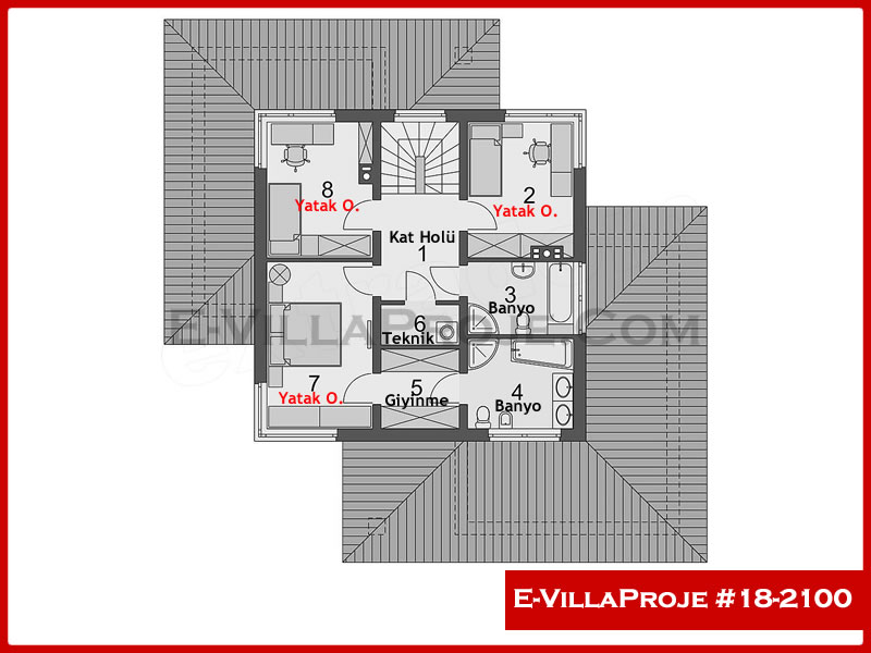 Ev Villa Proje #18 - 2100 Galeri Görseli 3
