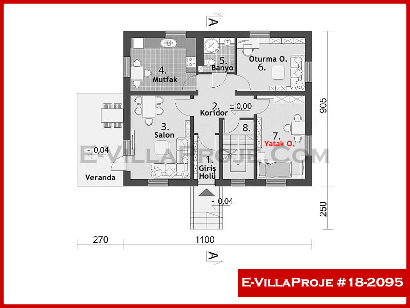 Ev Villa Proje #18 - 2095 Galeri Görseli 2