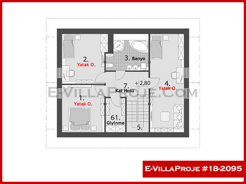 Ev Villa Proje #18 - 2095 Galeri Görseli 3