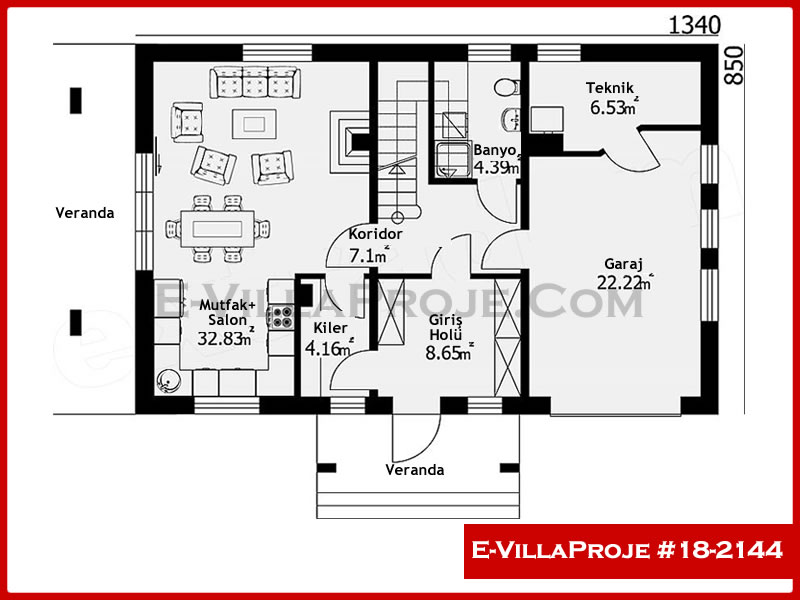 Ev Villa Proje #18 - 2144 Galeri Görseli 2