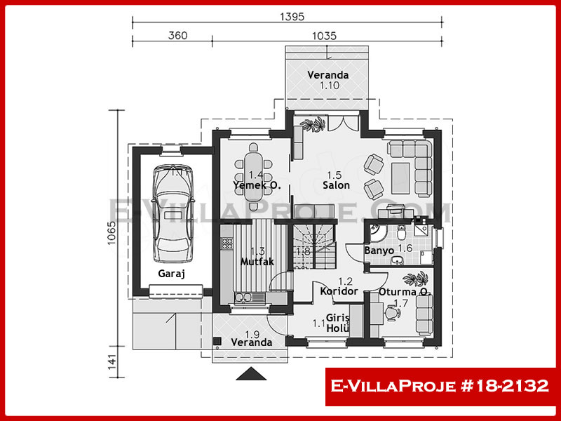 Ev Villa Proje #18 - 2132 Galeri Görseli 2