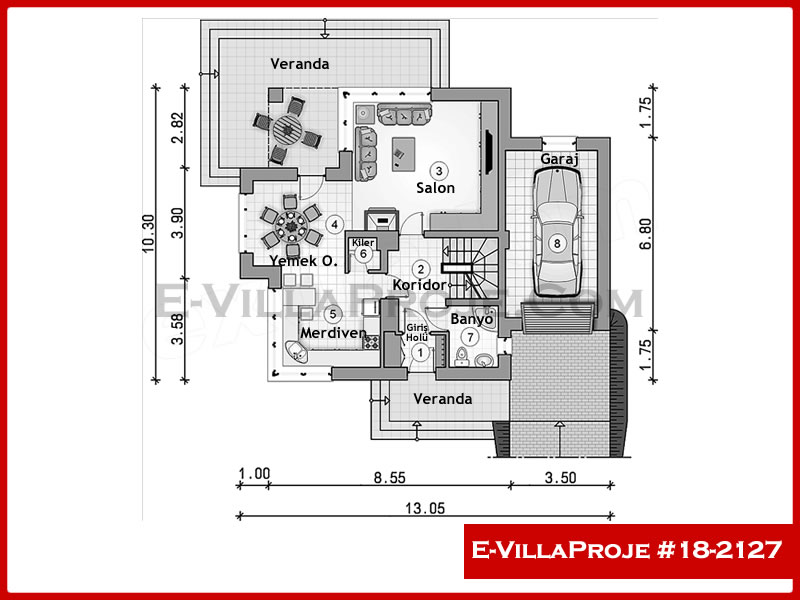 Ev Villa Proje #18 - 2127 Galeri Görseli 2