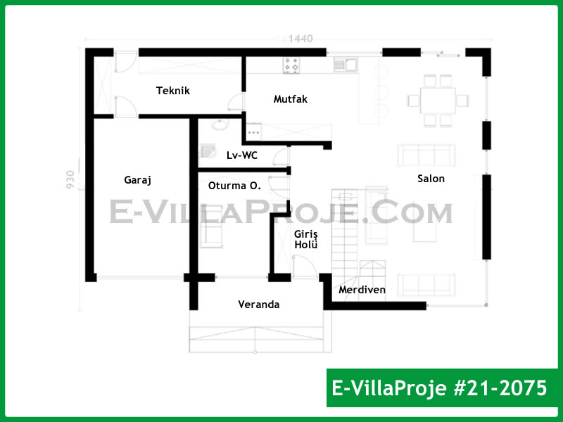Ev Villa Proje #21 - 2075 Galeri Görseli 2