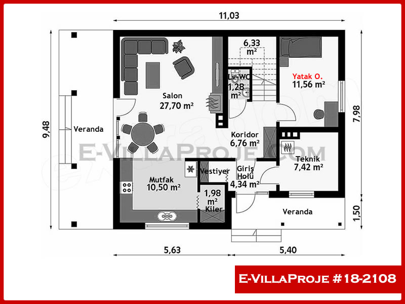 Ev Villa Proje #18 - 2108 Galeri Görseli 2