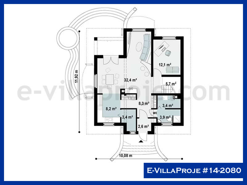Ev Villa Proje #14 - 2080 Galeri Görseli 2