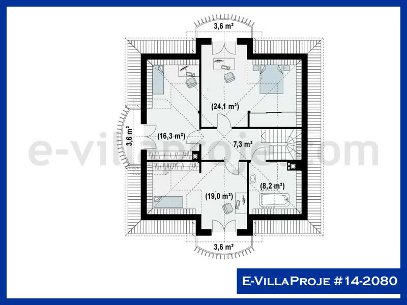 Ev Villa Proje #14 - 2080 Galeri Görseli 3