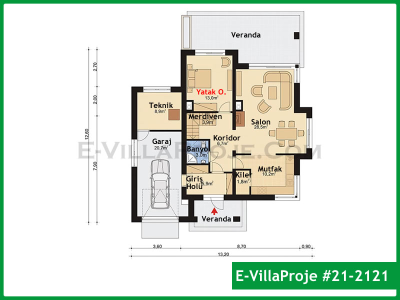Ev Villa Proje #21 - 2121 Galeri Görseli 2