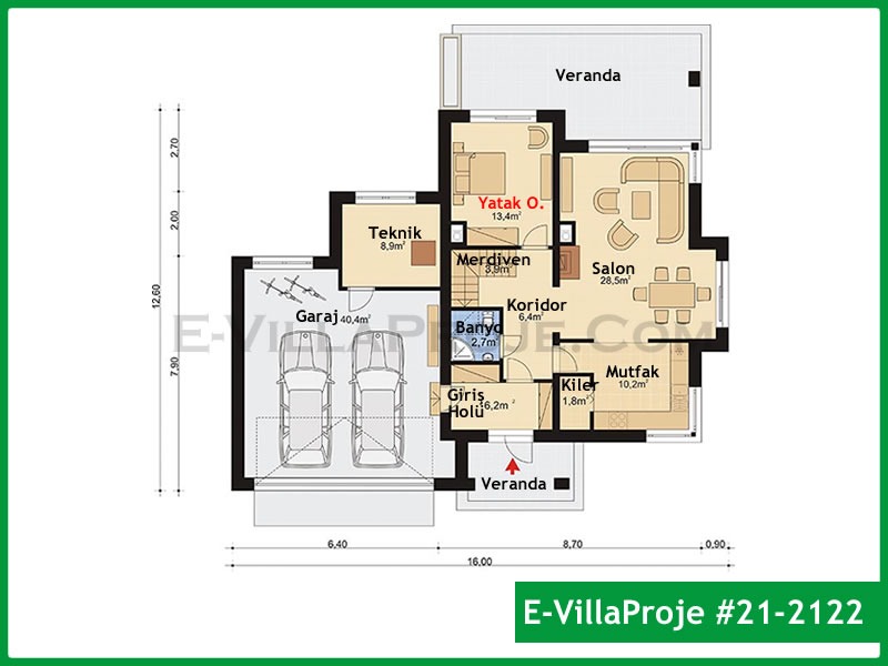 Ev Villa Proje #21 - 2122 Galeri Görseli 2