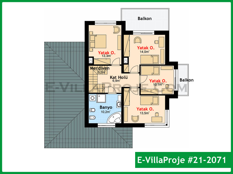 Ev Villa Proje #21 - 2071 Galeri Görseli 3