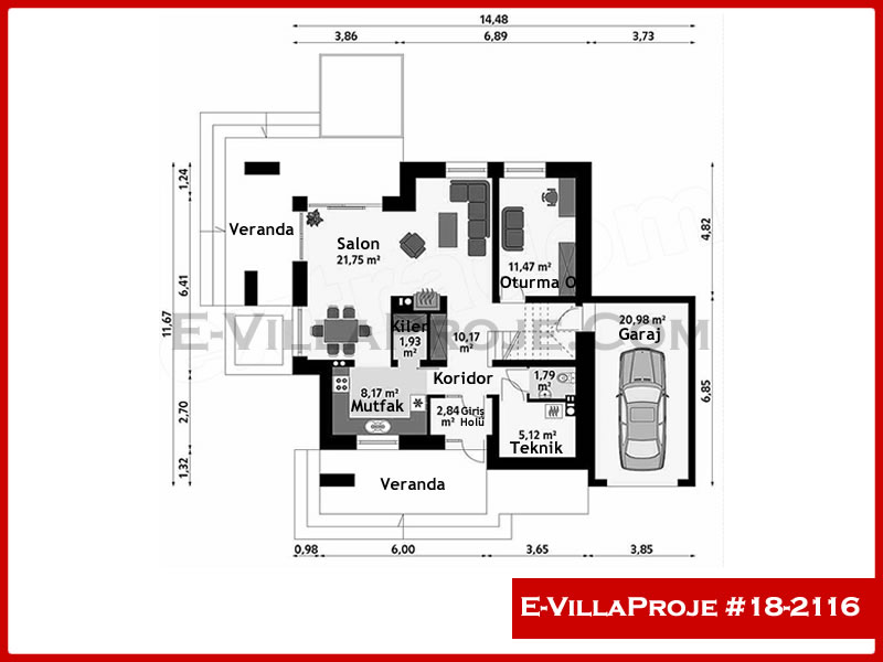 Ev Villa Proje #18 - 2116 Galeri Görseli 2