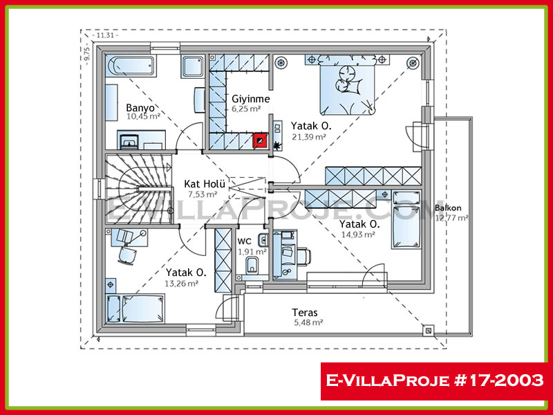 Ev Villa Proje #17 - 2003 Galeri Görseli 3