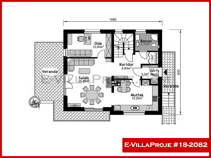 Ev Villa Proje #18 - 2082 Galeri Görseli 2