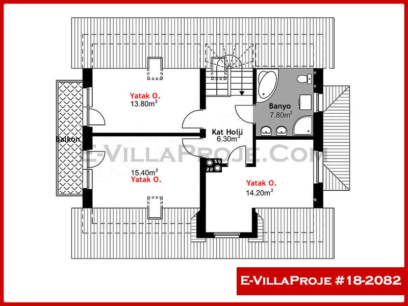 Ev Villa Proje #18 - 2082 Galeri Görseli 3