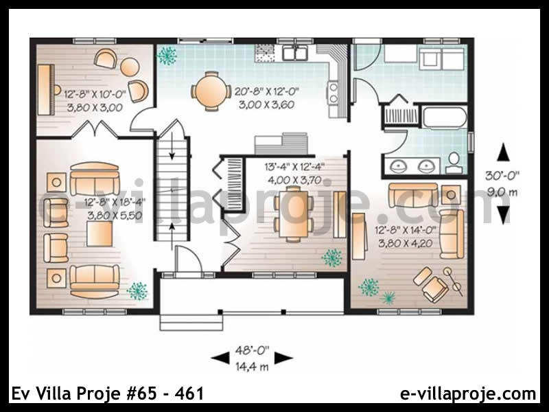 Ev Villa Proje #65 - 461 Galeri Görseli 2