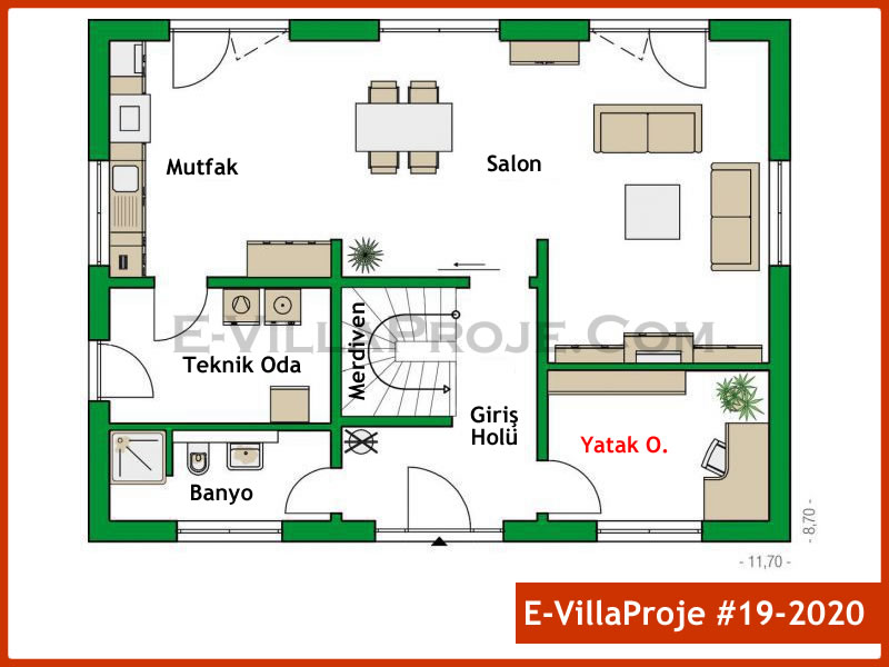 Ev Villa Proje #19 - 2020 Galeri Görseli 2