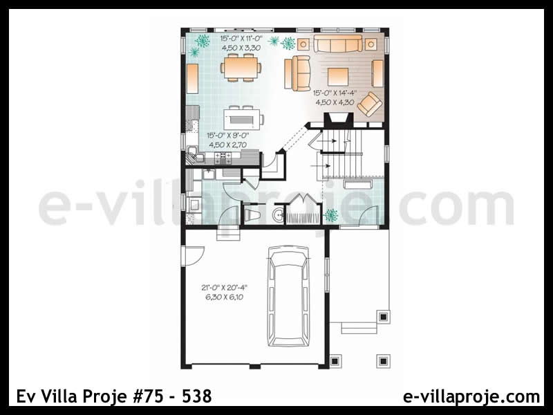 Ev Villa Proje #75 - 538 Galeri Görseli 2
