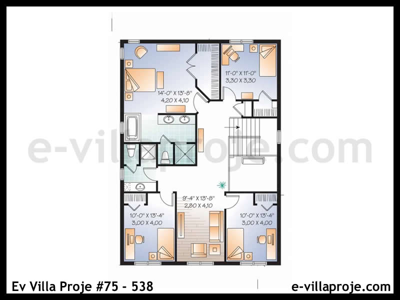 Ev Villa Proje #75 - 538 Galeri Görseli 3