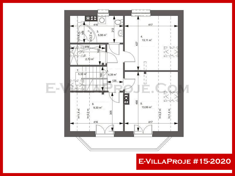 Ev Villa Proje #15 - 2020 Galeri Görseli 3