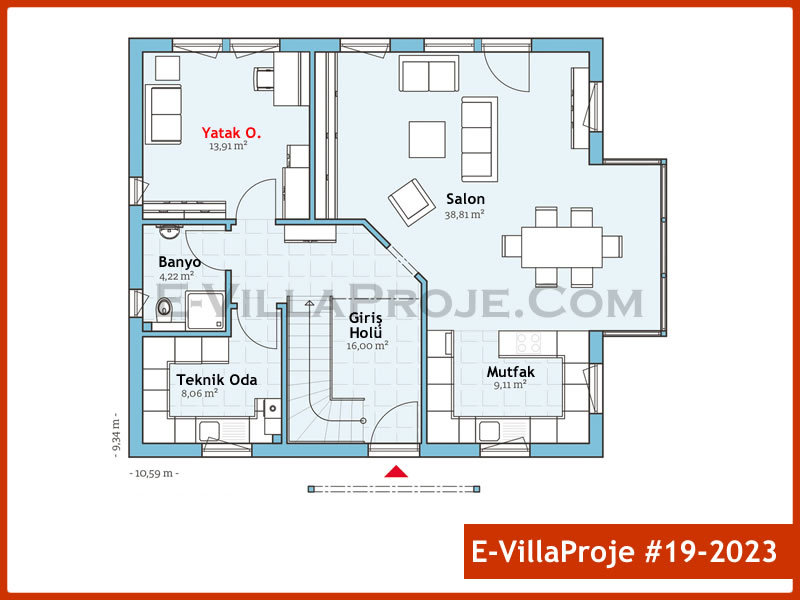 Ev Villa Proje #19 - 2023 Galeri Görseli 2