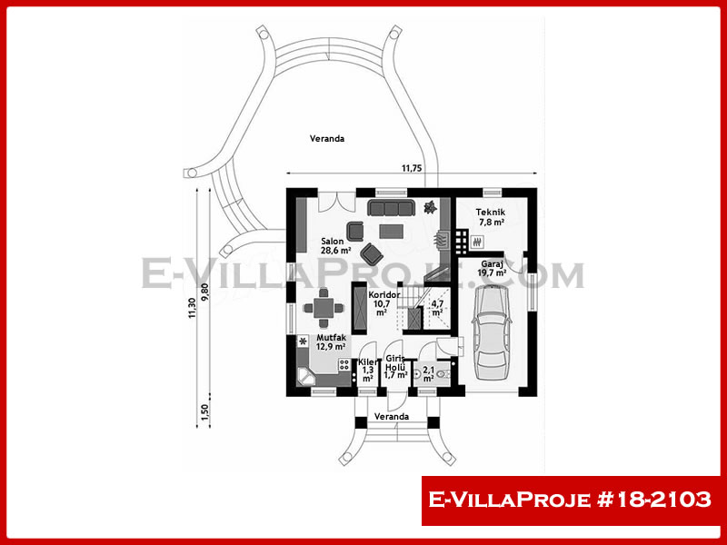 Ev Villa Proje #18 - 2103 Galeri Görseli 2