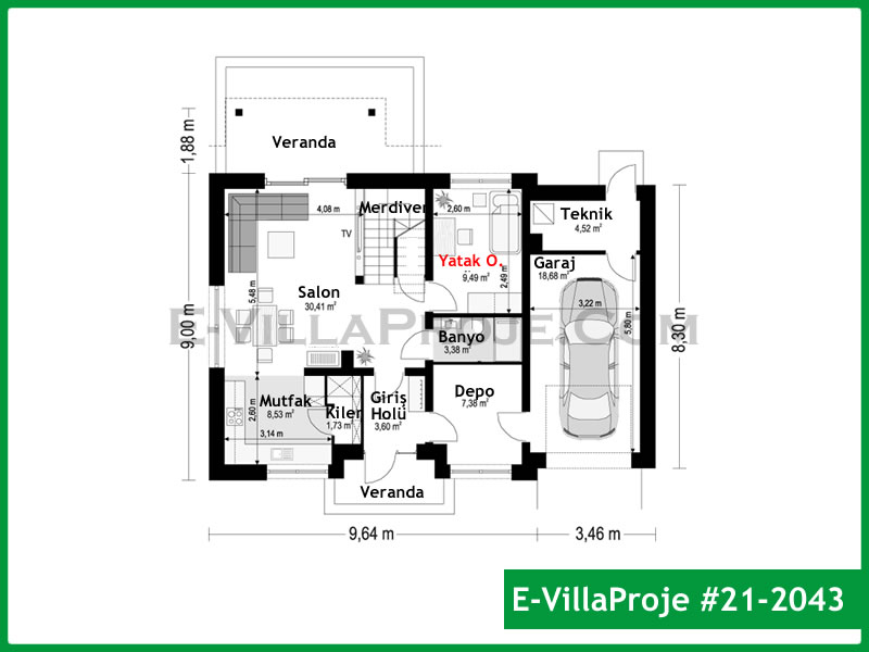 Ev Villa Proje #21 - 2043 Galeri Görseli 2