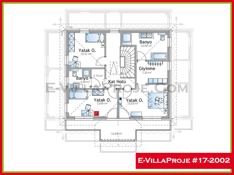 Ev Villa Proje #17 - 2002 Galeri Görseli 3