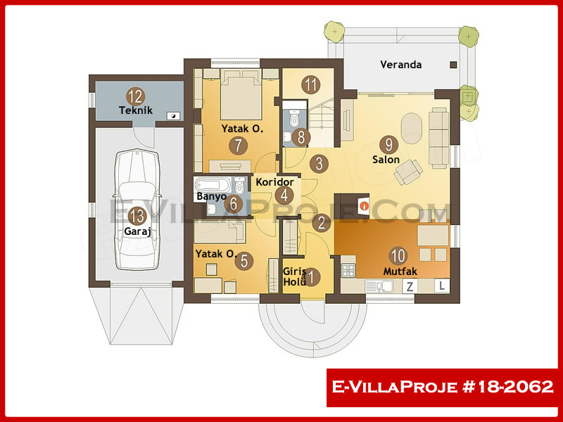 Ev Villa Proje #18 - 2062 Galeri Görseli 2