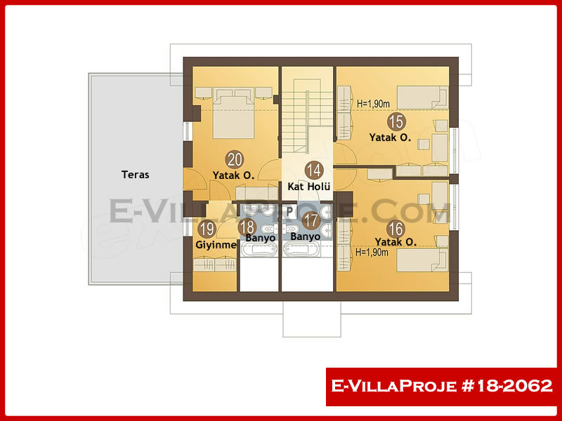 Ev Villa Proje #18 - 2062 Galeri Görseli 3