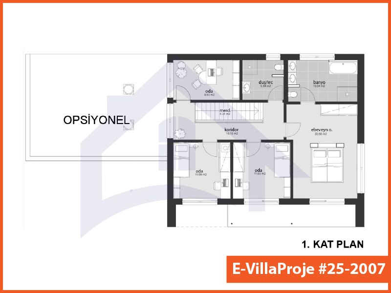 Ev Villa Proje #25 - 2007 Galeri Görseli 3