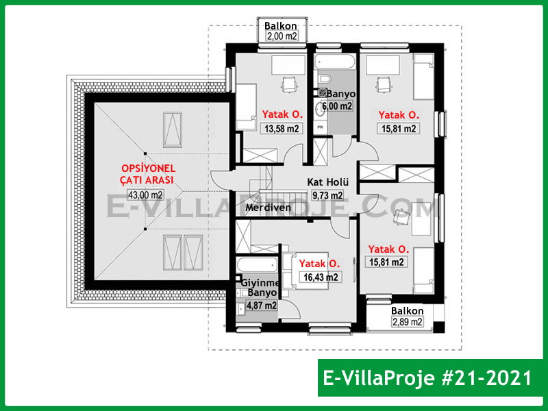 Ev Villa Proje #21 - 2021 Galeri Görseli 3