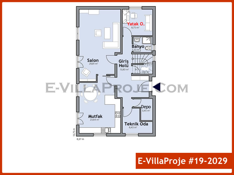 Ev Villa Proje #19 - 2029 Galeri Görseli 2