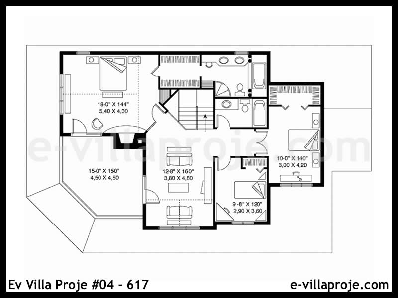 Ev Villa Proje #04 - 617 Galeri Görseli 3