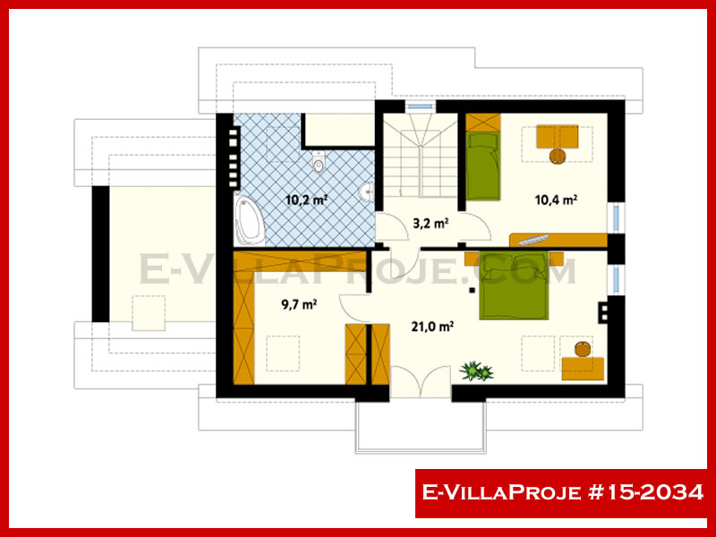 Ev Villa Proje #15 - 2034 Galeri Görseli 3