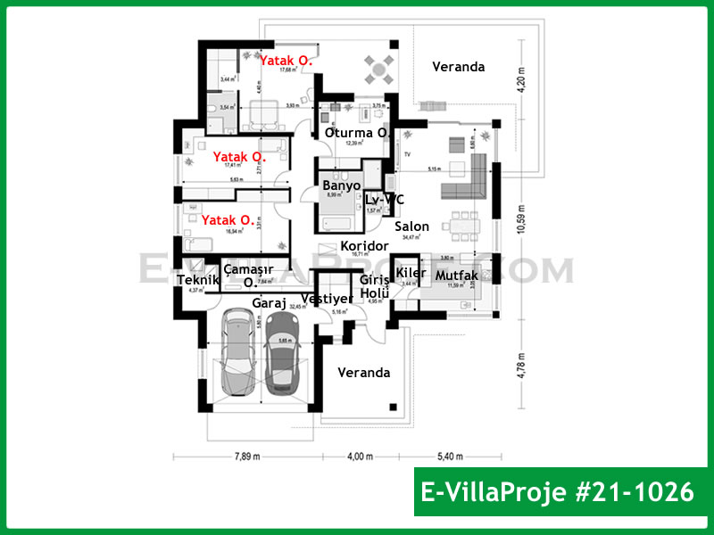 Ev Villa Proje #21 - 1026 Galeri Görseli 2